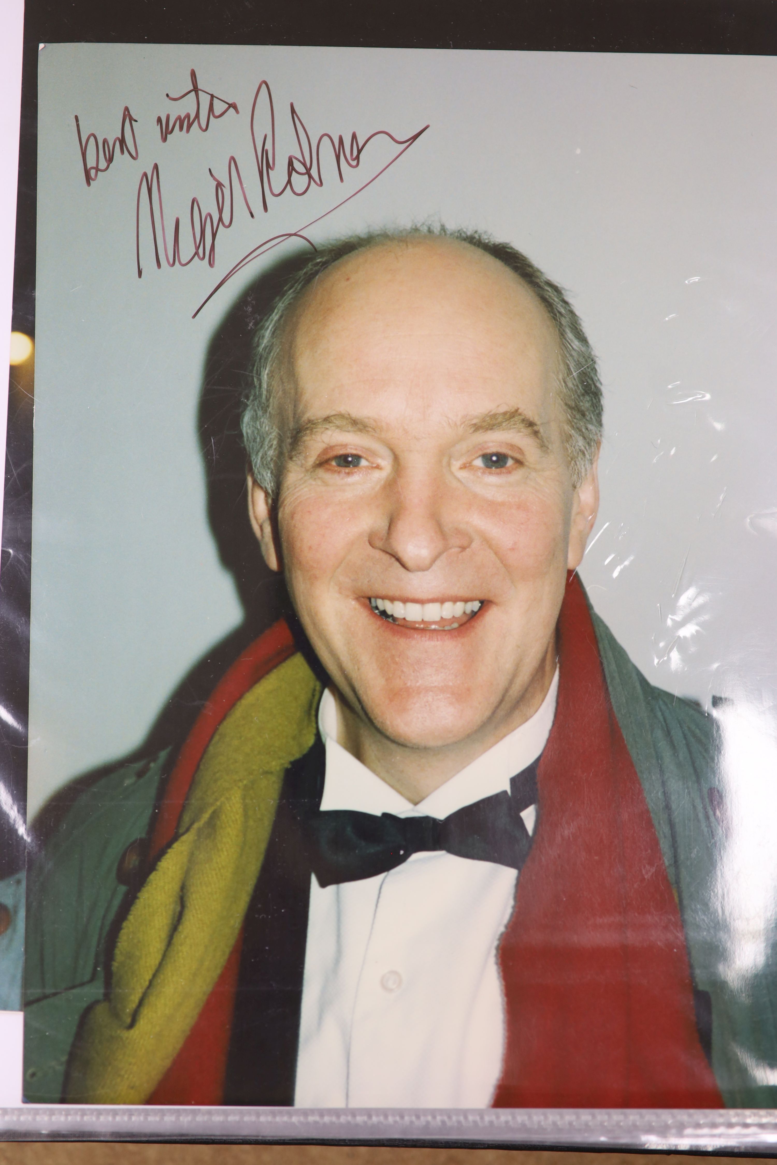 Album of more than 100 signed photographs of classical music singers, instrumentalists and conductors